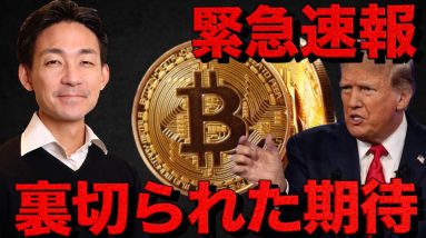 【悲惨】仮想通貨は急落。裏切られた期待。