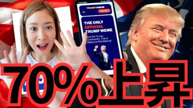 【衝撃】トランプTRUMP 70%急騰！ポケモンにSUI導入で仮想通貨革命が始まる