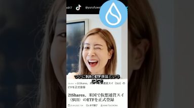 SUI ETF爆誕！急上昇は止まらない #仮想通貨 #ビットコイン #暗号資産