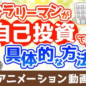 お金がないサラリーマンでもバッチリ自己投資できる具体的な方法【稼ぐ 実践編】：（アニメ動画）第461回