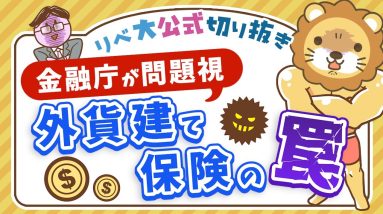 【お金のニュース】金融庁が問題視「外貨建て個人年金保険」の利率があまりにも低すぎる？【リベ大公式切り抜き】 完パケ