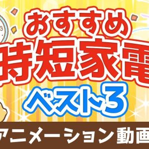 【再放送】【家電はケチるな】絶対に後悔しないおすすめ時短家電ベスト3【良いお金の使い方編】：（アニメ動画）第28回