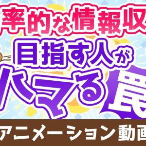 【再放送】「効率的な情報収集」を目指す人がハマる5つの罠【お金の勉強 初級編】：（アニメ動画）第351回
