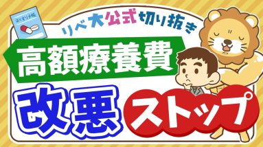 【お金のニュース】高額療養費の改悪が「見送り」に。基本のおさらい＆最新情報を分かりやすく解説【リベ大公式切り抜き】
