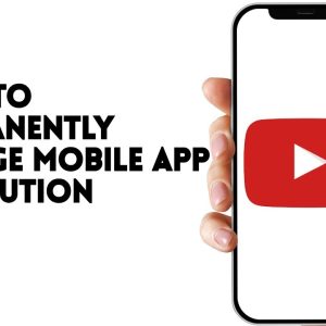 HOW TO PERMANENTLY CHANGE YOUTUBE MOBILE APP RESOLUTION
